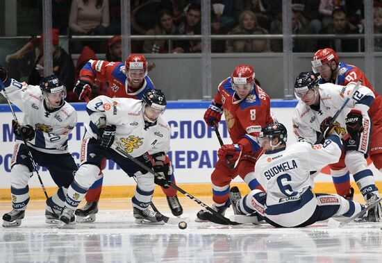 Euro Hockey Tour. Russia vs. Finland