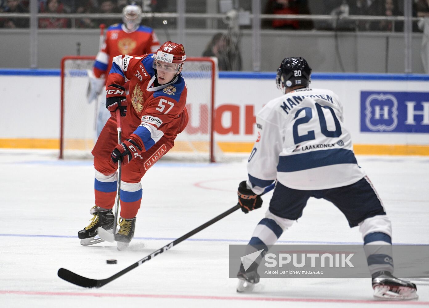 Euro Hockey Tour. Russia vs. Finland