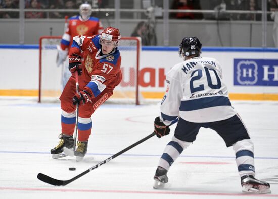 Euro Hockey Tour. Russia vs. Finland