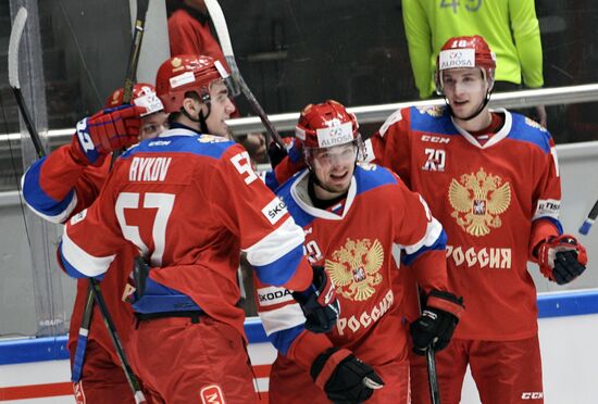 Euro Hockey Tour. Russia vs. Finland