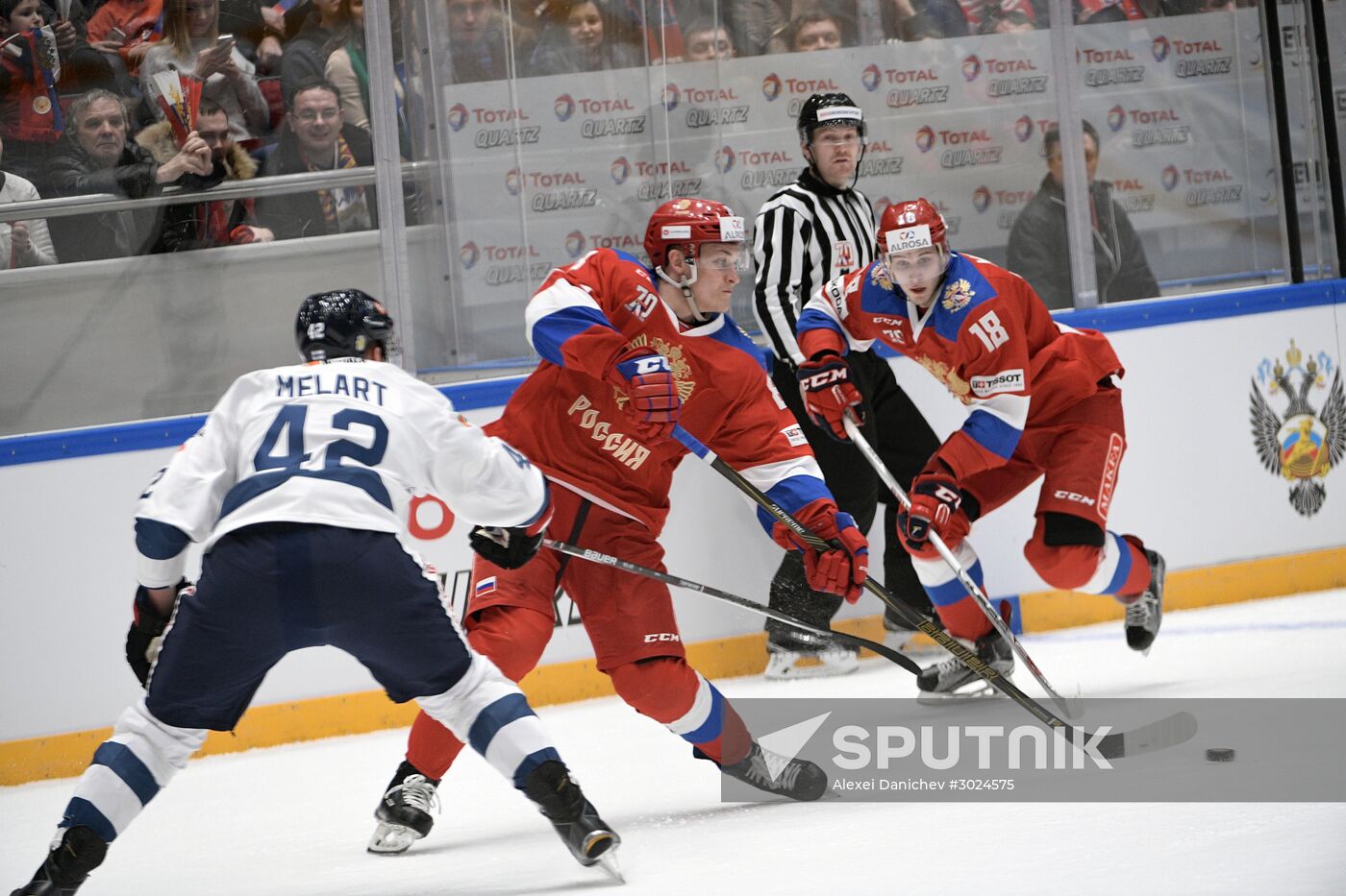 Euro Hockey Tour. Russia vs. Finland