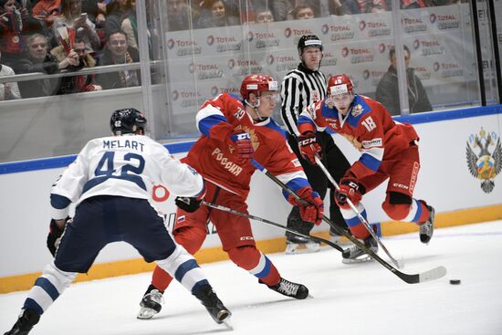 Euro Hockey Tour. Russia vs. Finland