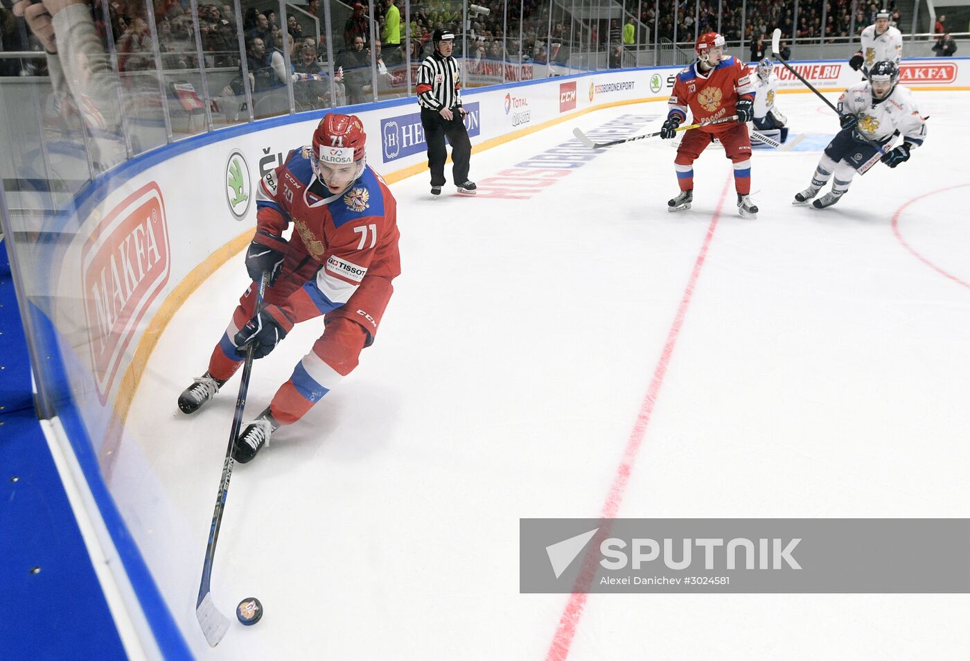 Euro Hockey Tour. Russia vs. Finland