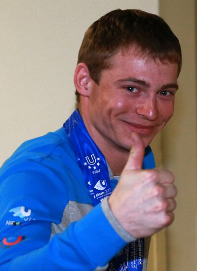 Russian team comes back to Moscow from Winter Universiade