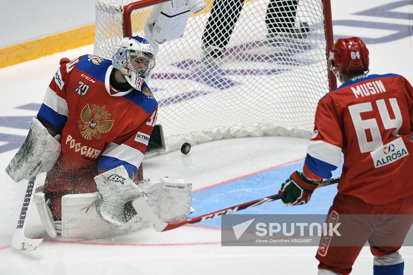 Euro Hockey Tour. Russia vs. Finland