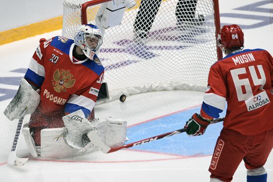 Euro Hockey Tour. Russia vs. Finland