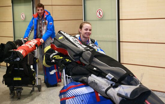 Russian team returns to Moscow from Winter Universiade