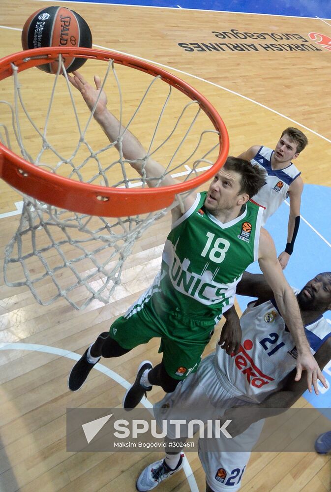 Euroleague Basketball. UNICS vs. Real Madrid