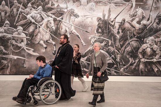 Vasily Nesterenko's exhibition "Our Glory - Russian Empire!" unveiled