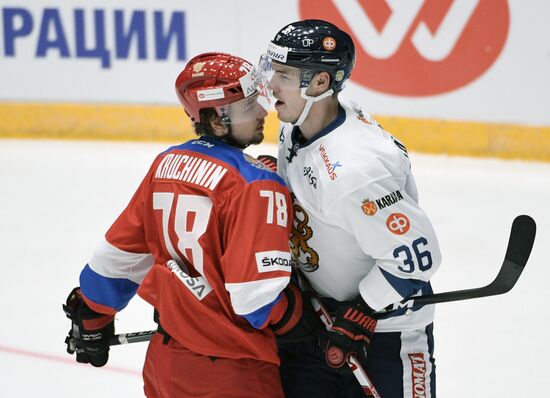 Euro Hockey Tour. Russia vs. Finland