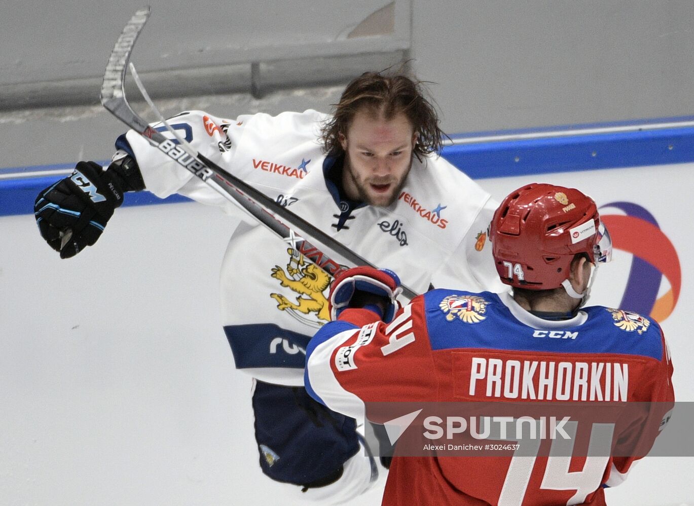 Euro Hockey Tour. Russia vs. Finland