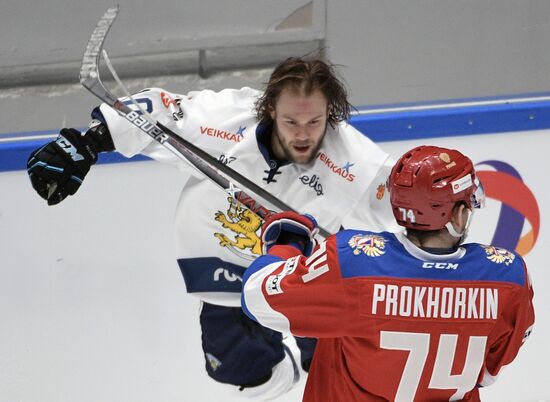 Euro Hockey Tour. Russia vs. Finland