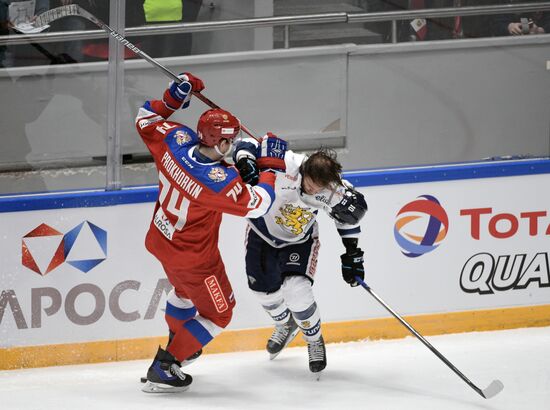 Euro Hockey Tour. Russia vs. Finland