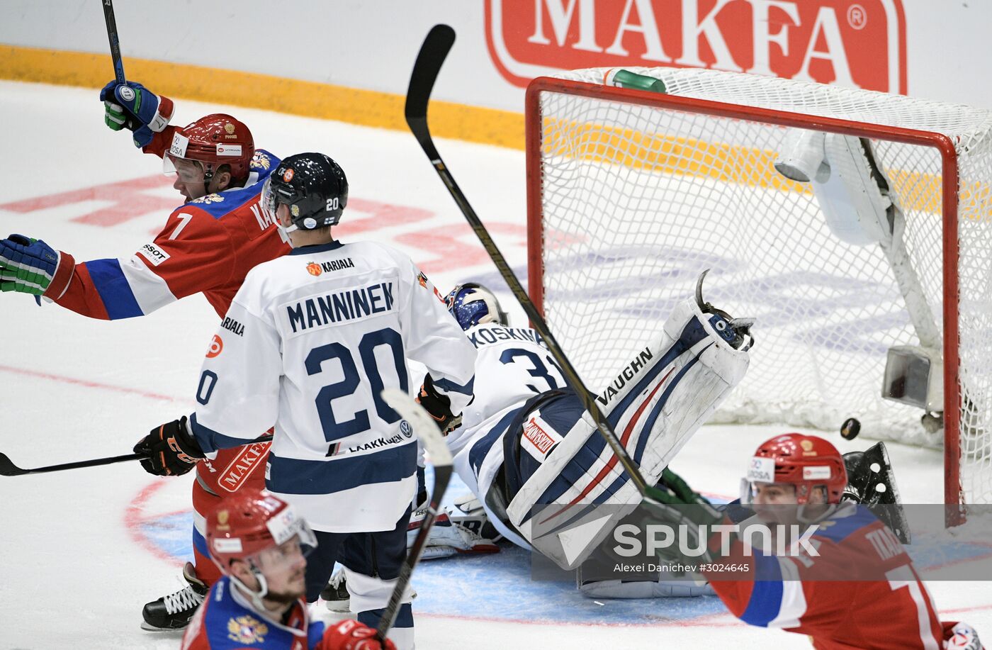 Euro Hockey Tour. Russia vs. Finland