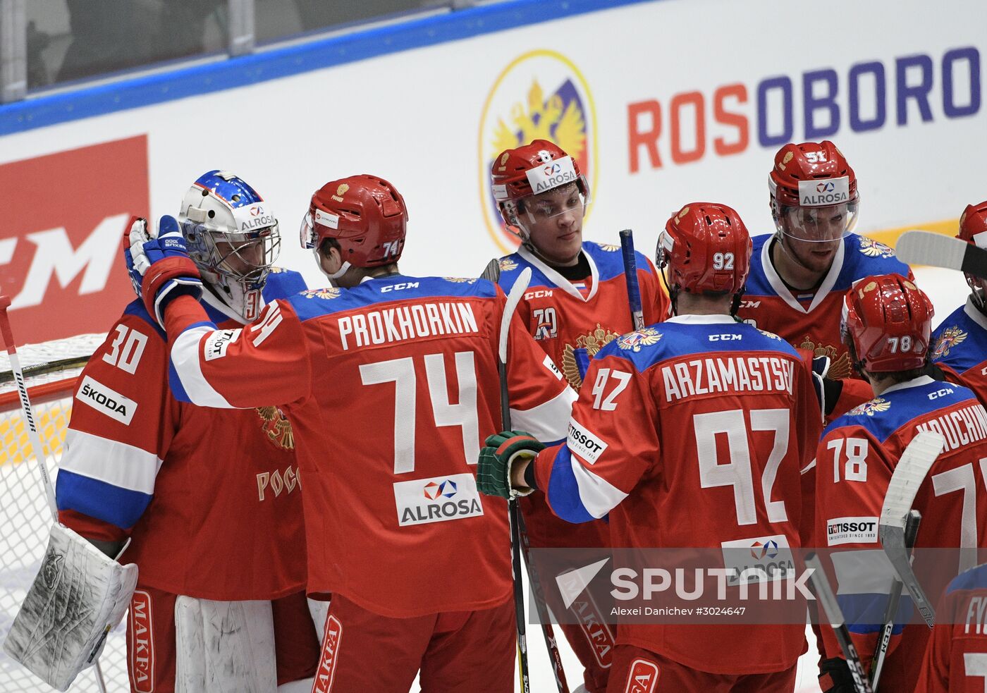 Euro Hockey Tour. Russia vs. Finland