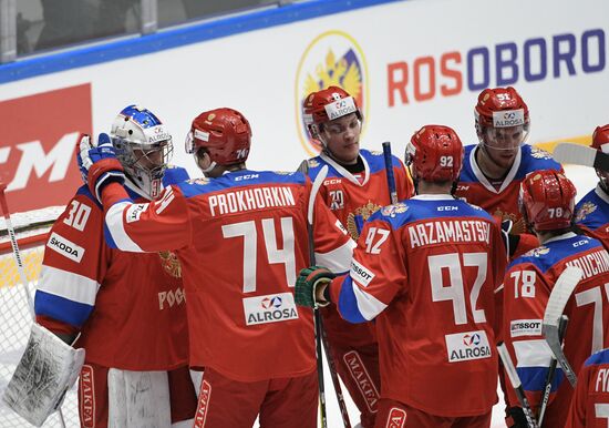 Euro Hockey Tour. Russia vs. Finland