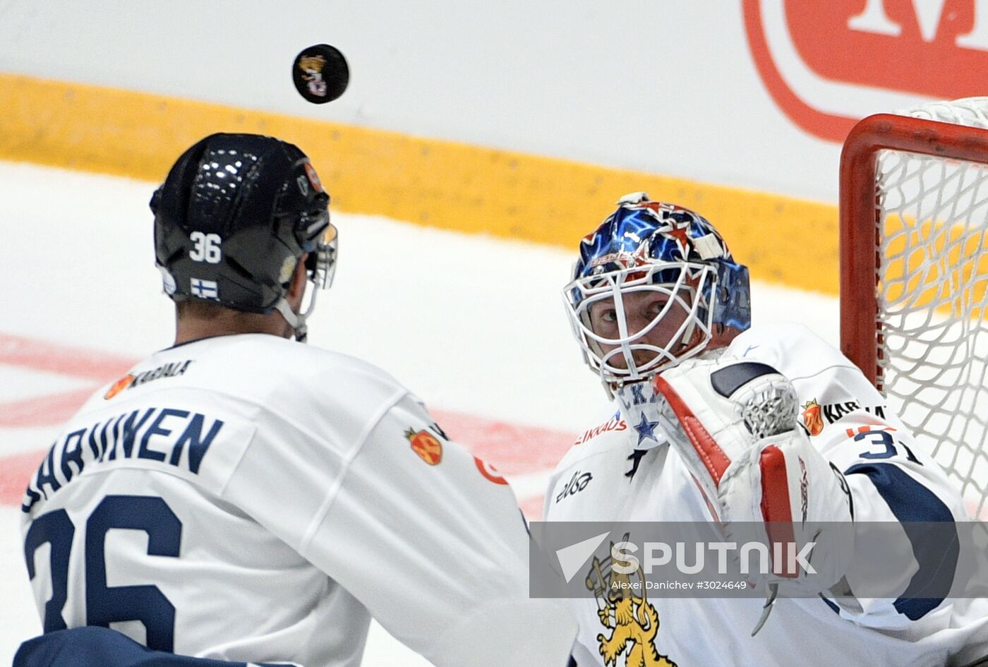 Euro Hockey Tour. Russia vs. Finland