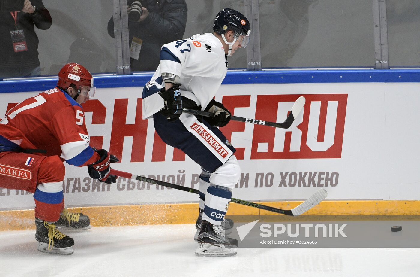 Euro Hockey Tour. Russia vs. Finland