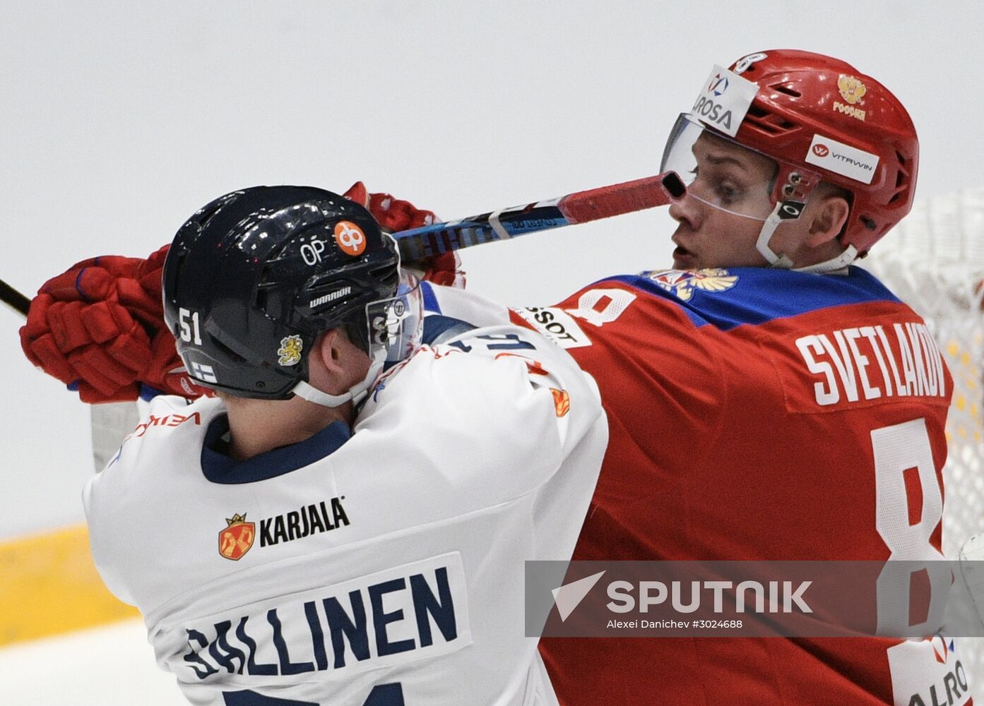 Euro Hockey Tour. Russia vs. Finland