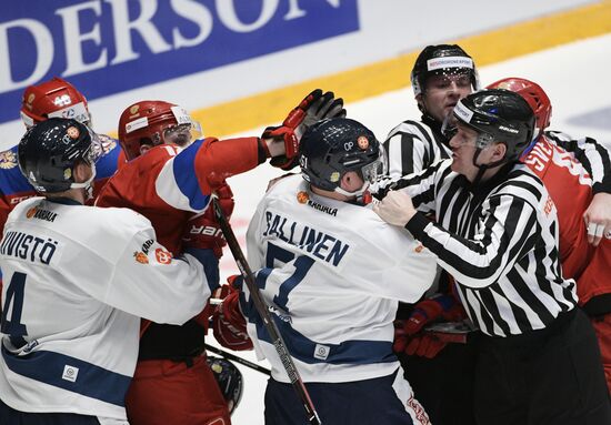 Euro Hockey Tour. Russia vs. Finland