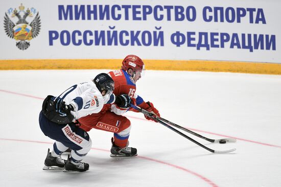 Euro Hockey Tour. Russia vs. Finland