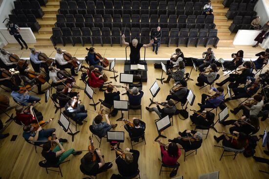 Presentation of concert hall at Novosibirsk Opera and Ballet Theater