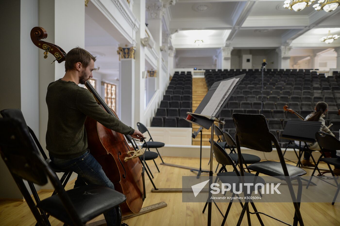 Presentation of concert hall at Novosibirsk Opera and Ballet Theater
