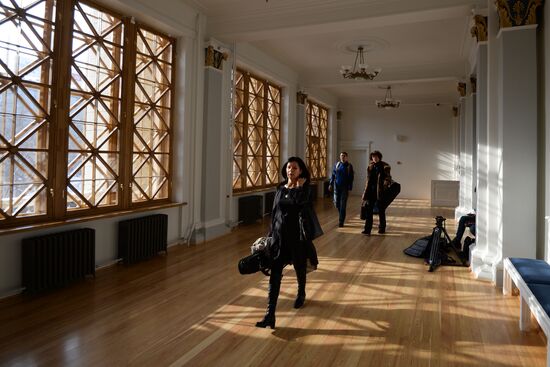 Presentation of concert hall at Novosibirsk Opera and Ballet Theater