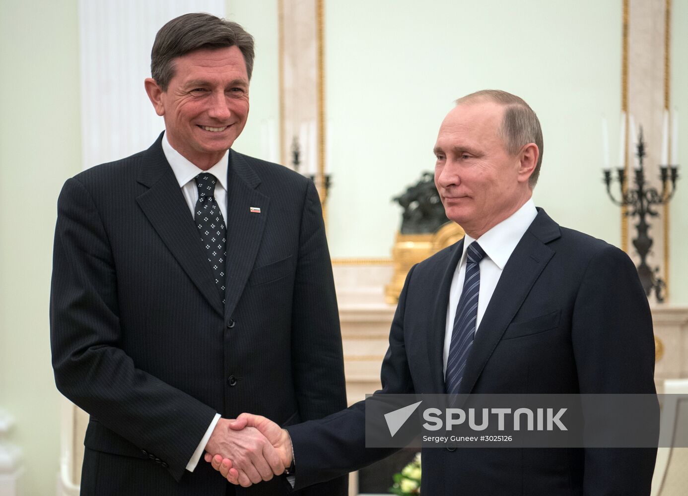 President Putin has talks with Slovenia President Borut Pahor