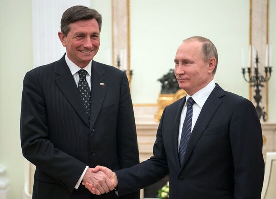 President Putin has talks with Slovenia President Borut Pahor