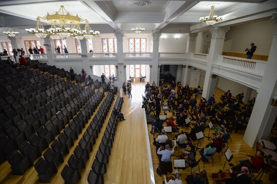 Presentation of concert hall at Novosibirsk Opera and Ballet Theater