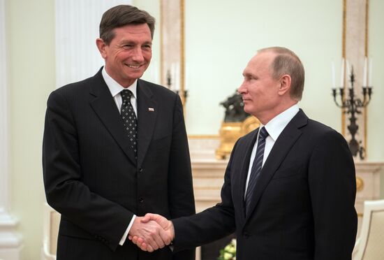 President Putin has talks with Slovenia President Borut Pahor