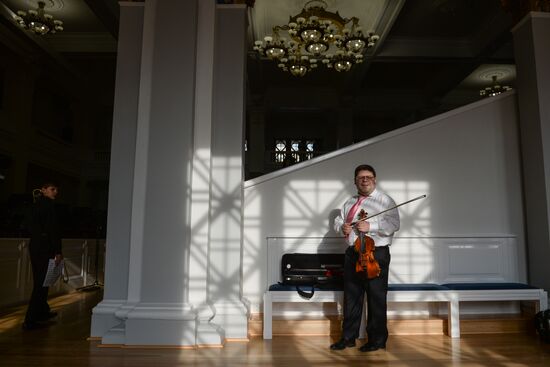 Presentation of concert hall at Novosibirsk Opera and Ballet Theater