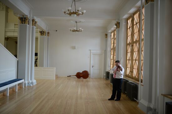 Presentation of concert hall at Novosibirsk Opera and Ballet Theater