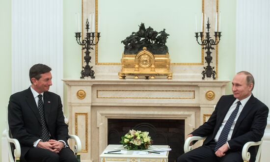 President Putin has talks with Slovenia President Borut Pahor