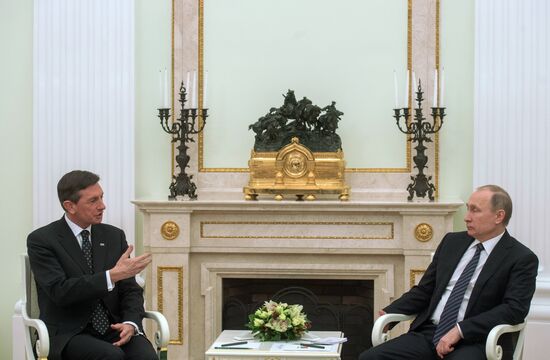 President Putin has talks with Slovenia President Borut Pahor