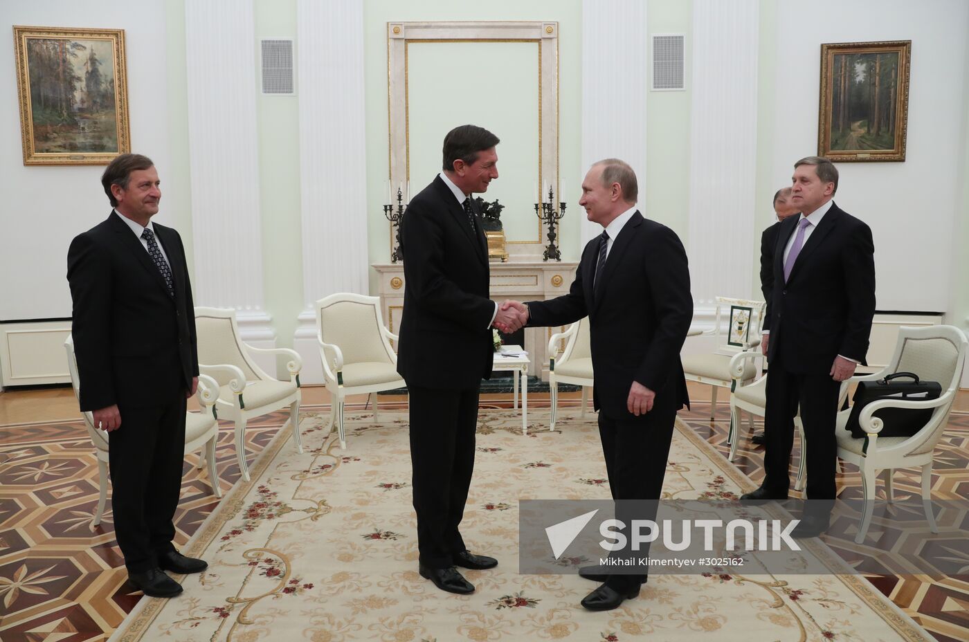 President Putin has talks with Slovenia President Borut Pahor