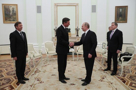 President Putin has talks with Slovenia President Borut Pahor