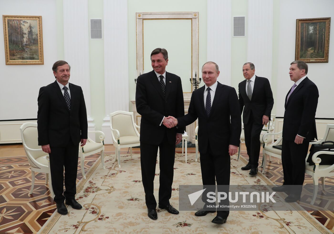 President Putin has talks with Slovenia President Borut Pahor