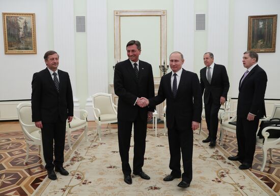President Putin has talks with Slovenia President Borut Pahor