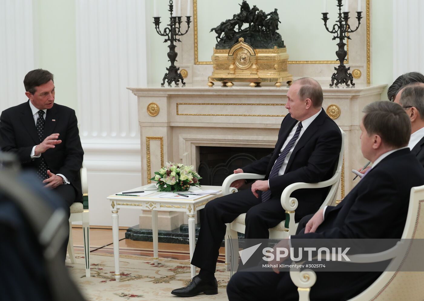 President Putin has talks with Slovenia President Borut Pahor