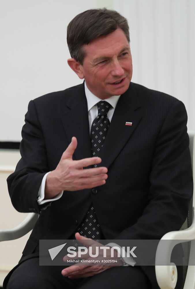 President Putin has talks with Slovenia President Borut Pahor