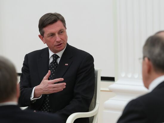 President Putin has talks with Slovenia President Borut Pahor