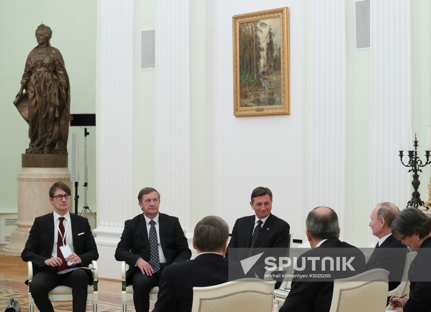 President Putin has talks with Slovenia President Borut Pahor