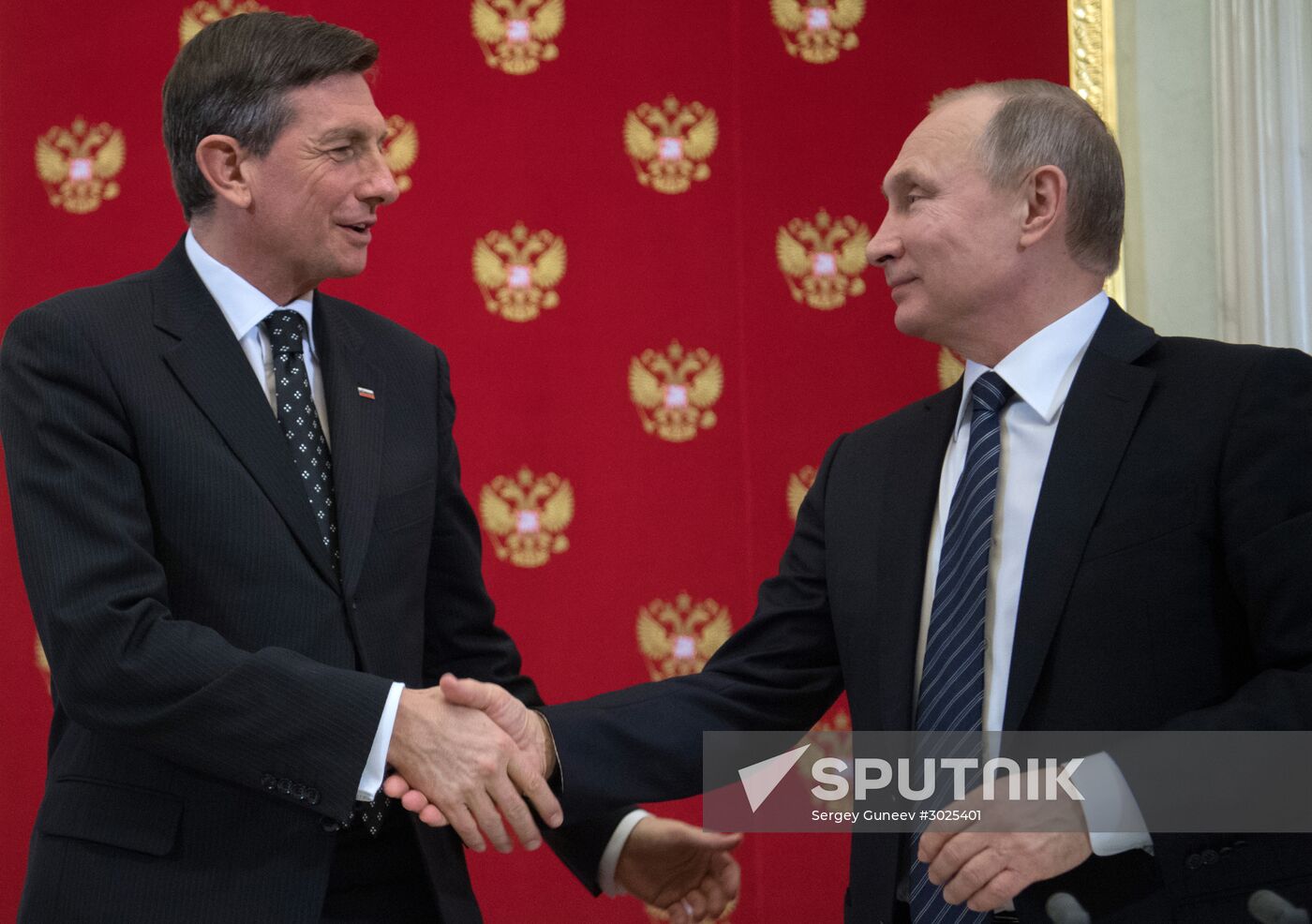 President Putin has talks with Slovenia President Borut Pahor