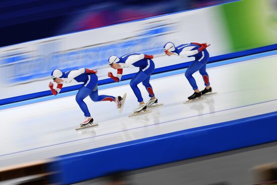 Speed skating. World Single Distances Championships