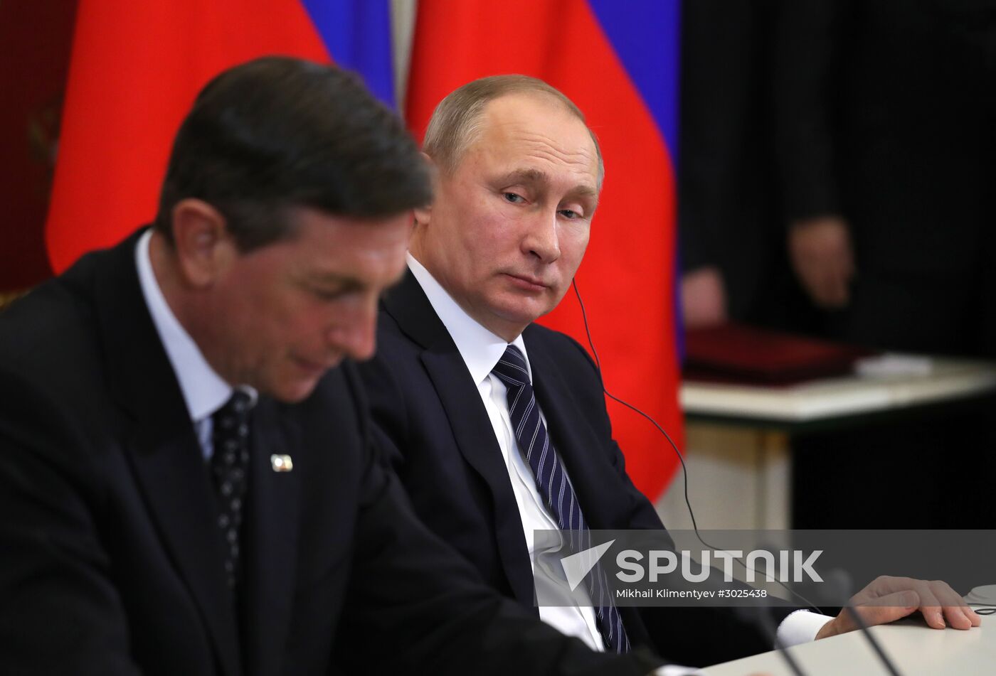 President Putin has talks with Slovenia President Borut Pahor