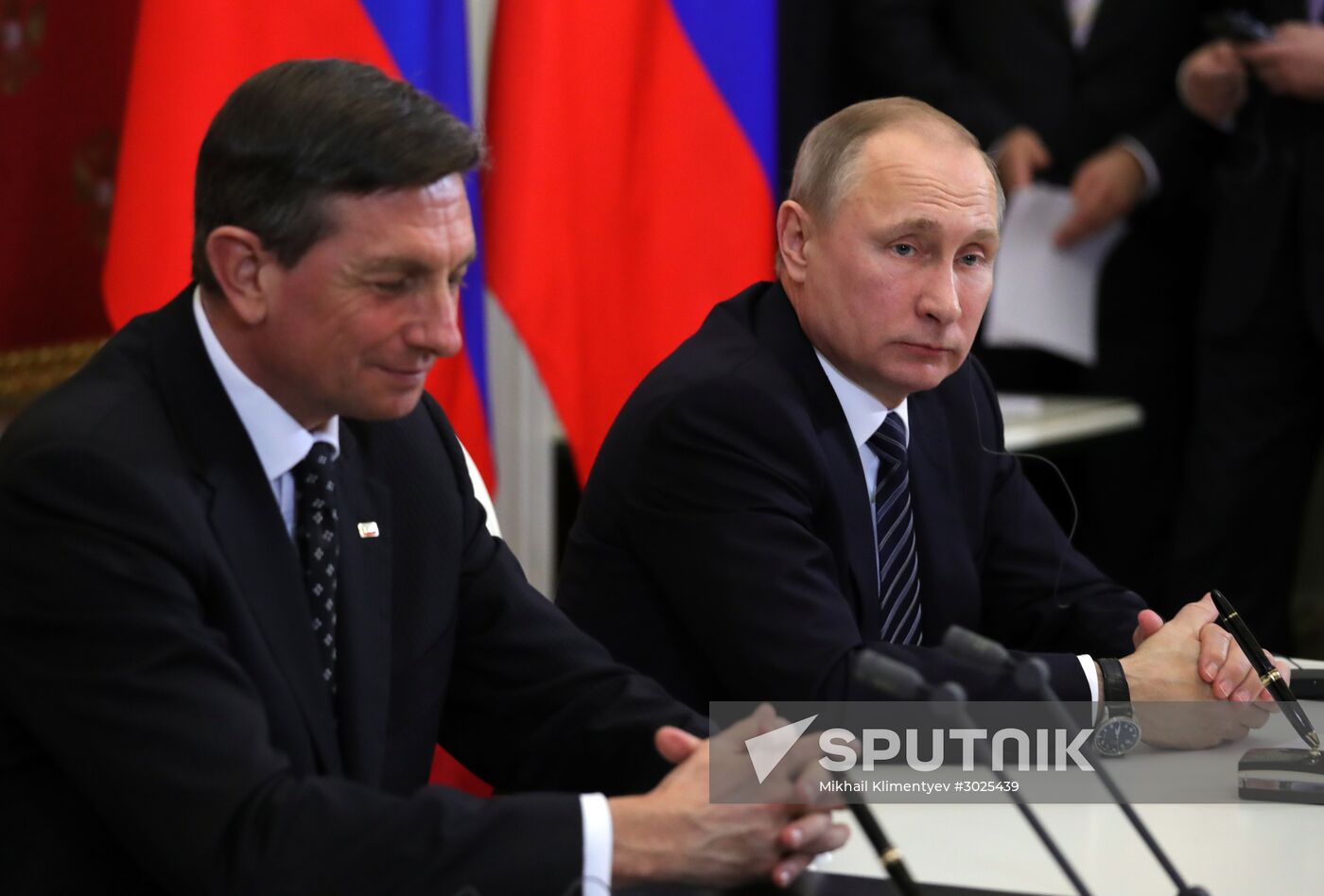 President Putin has talks with Slovenia President Borut Pahor