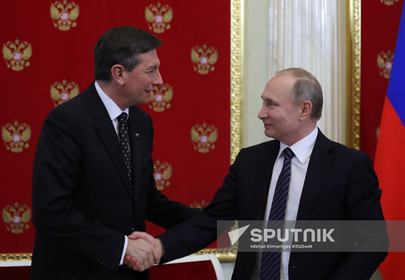 President Putin has talks with Slovenia President Borut Pahor