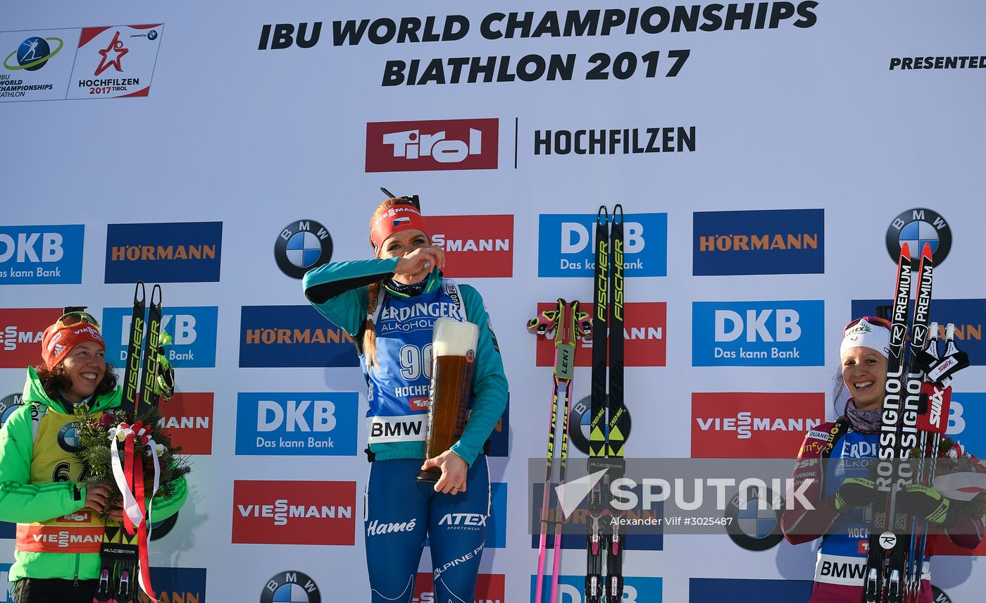 IBU World Championships. Women's sprint